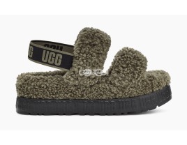 Oh Fluffita Slide Burnt Olive