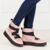 Женские короткие угги Ugg Classic Boom Buckle Boot Pink Crystal