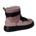 Женские короткие угги Ugg Classic Boom Buckle Boot Pink Crystal