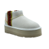 Classic Ultra Mini Braid Plat Boot White