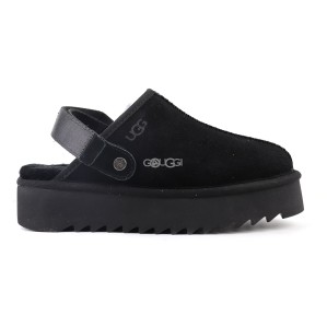 Goldenstar Clog Platform Black
