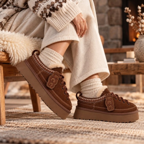 Женские слипоны на платформе Heritage Lace-Up Slipper Hickory