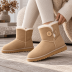 Женские мини угги с пуговицей Mini Bailey Button Sand