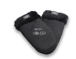 Женские варежки Black Suede