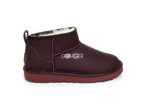 Ultra mini Leather Chocolate