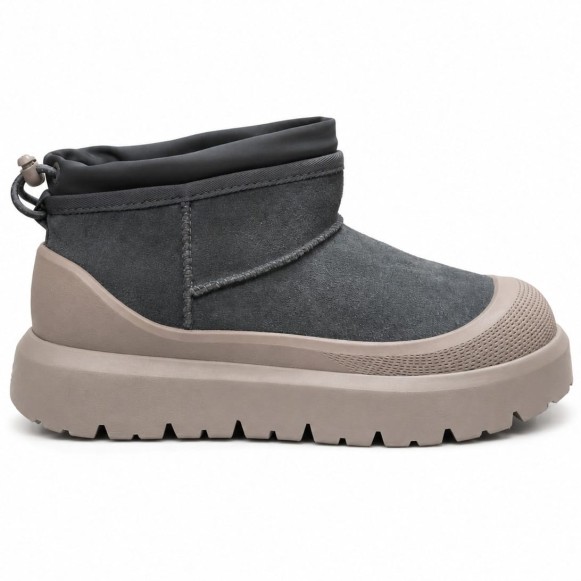 Женские ультра мини угги Ugg Ultra Mini Hybrid Grey