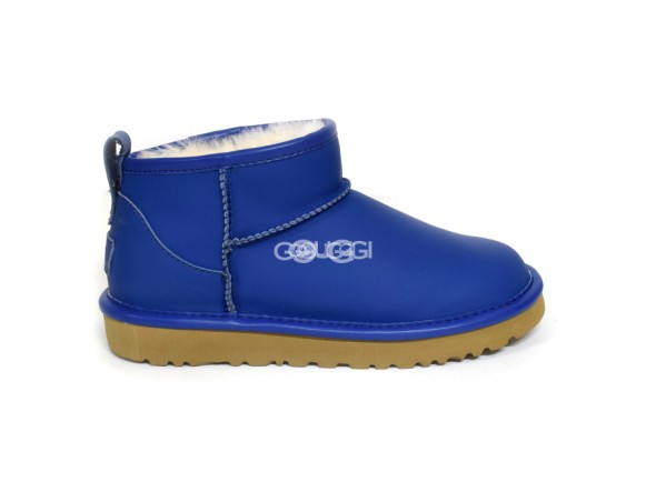 Ultra mini Leather Navy