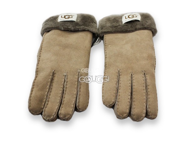 Женские перчатки UGG Sand Grey-1037