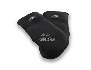 Женские варежки Suede Black 