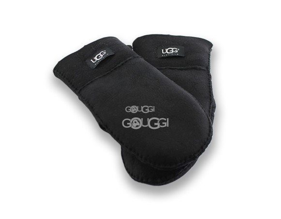 Женские варежки Suede Black 