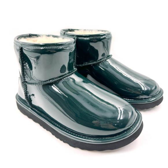 Женские мини угги Jimmy Choo Mini Spikes Green