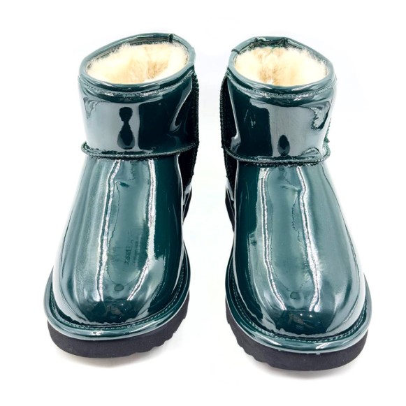 Женские мини угги Jimmy Choo Mini Spikes Green