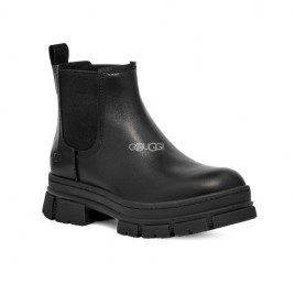 Ashton Chelsea Leather - Black