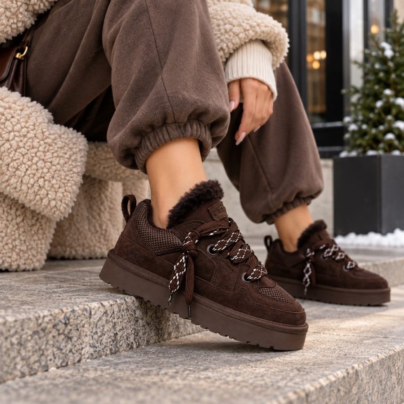 Женские кроссовки Ugg Lowmel Low Sneaker Chocolate