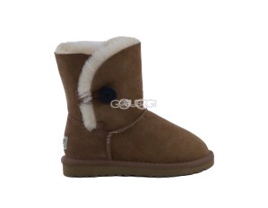 Kids Bailey Button Chestnut