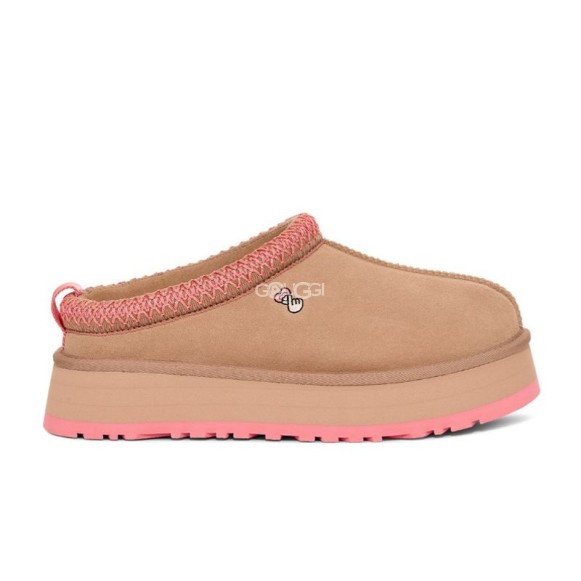 Женские слипоны на платформе UGG Tazz Chestnut Tropical Pink