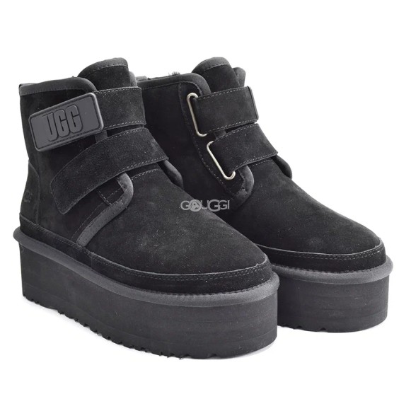 Ugg Classic Short Suede Platform Black