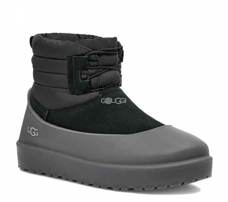 Ugg Mens Classic Mini Lace up Weather Black
