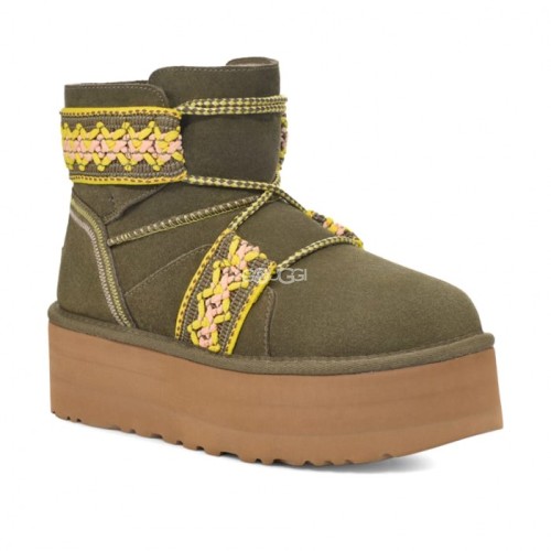 Mini II Braid Platform - Burnt Olive