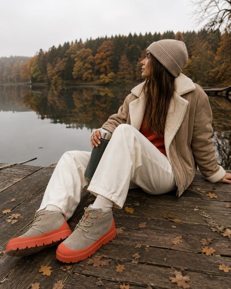 Женские ботинки Ugg Neumel Hybrid Grey Orange