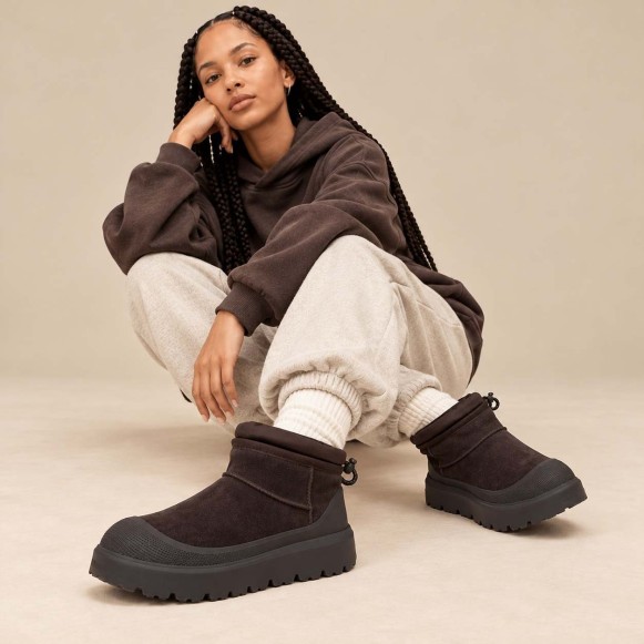 Женские ультра мини угги Ugg Ultra Mini Hybrid Chocolate